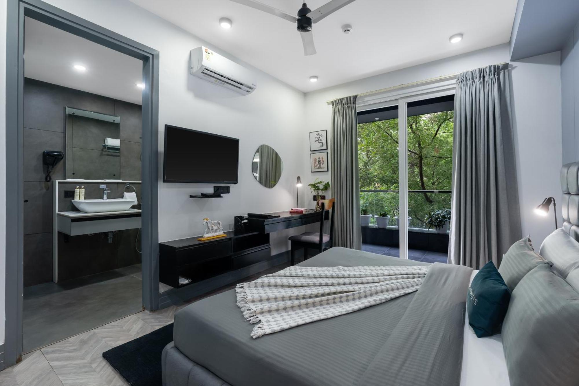 Bedchambers Serviced Apartments - Cyber City Gurgáon Kültér fotó