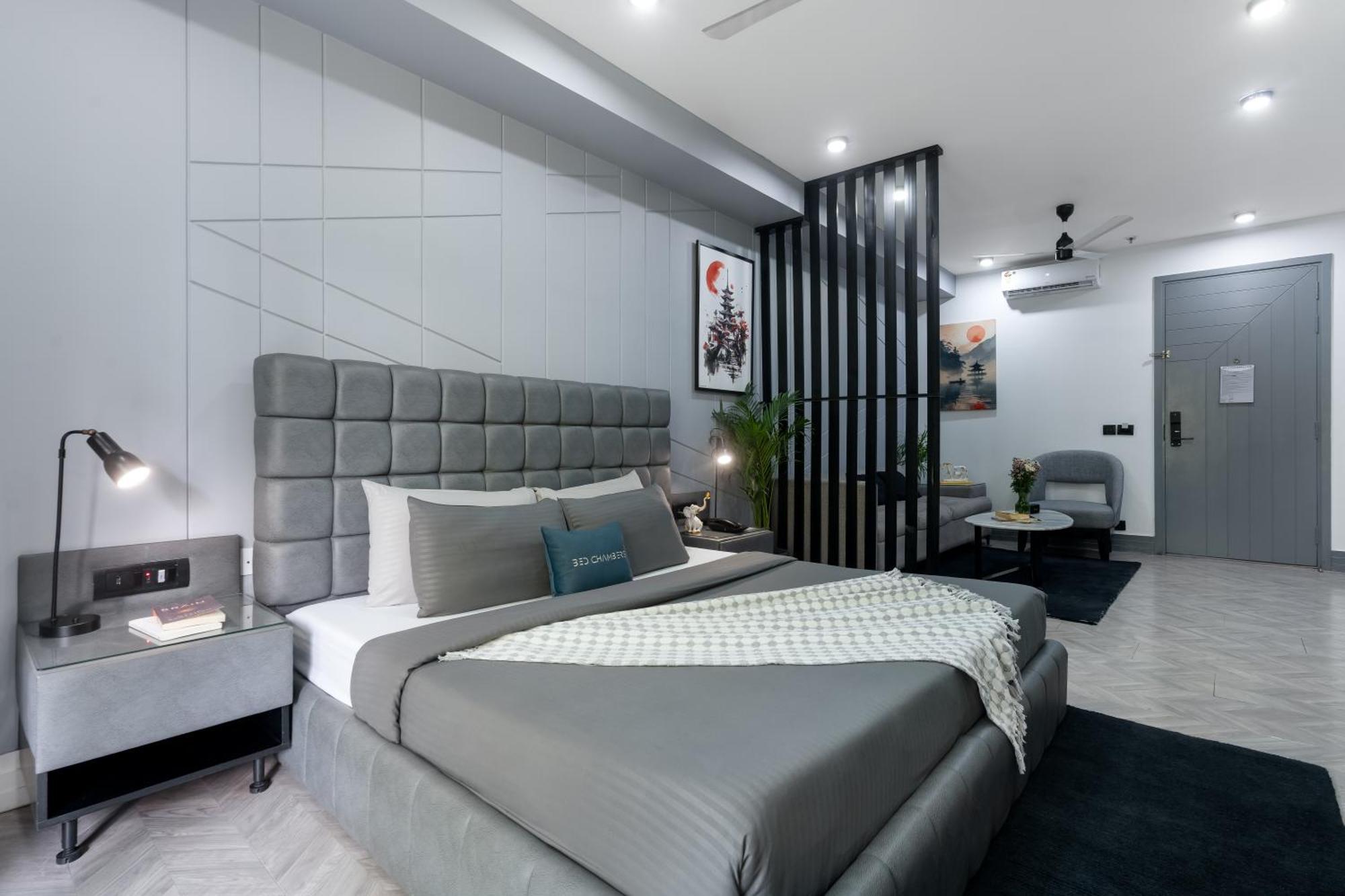 Bedchambers Serviced Apartments - Cyber City Gurgáon Kültér fotó