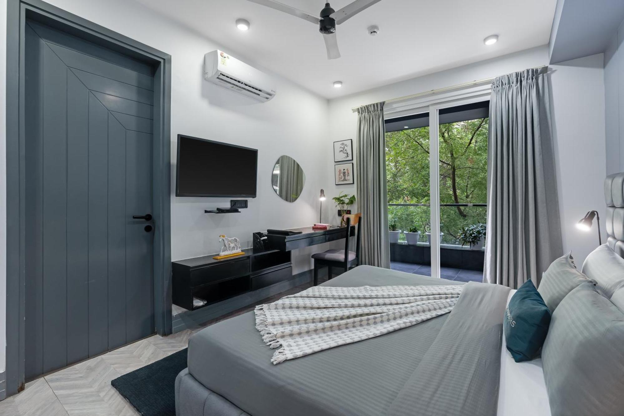 Bedchambers Serviced Apartments - Cyber City Gurgáon Kültér fotó