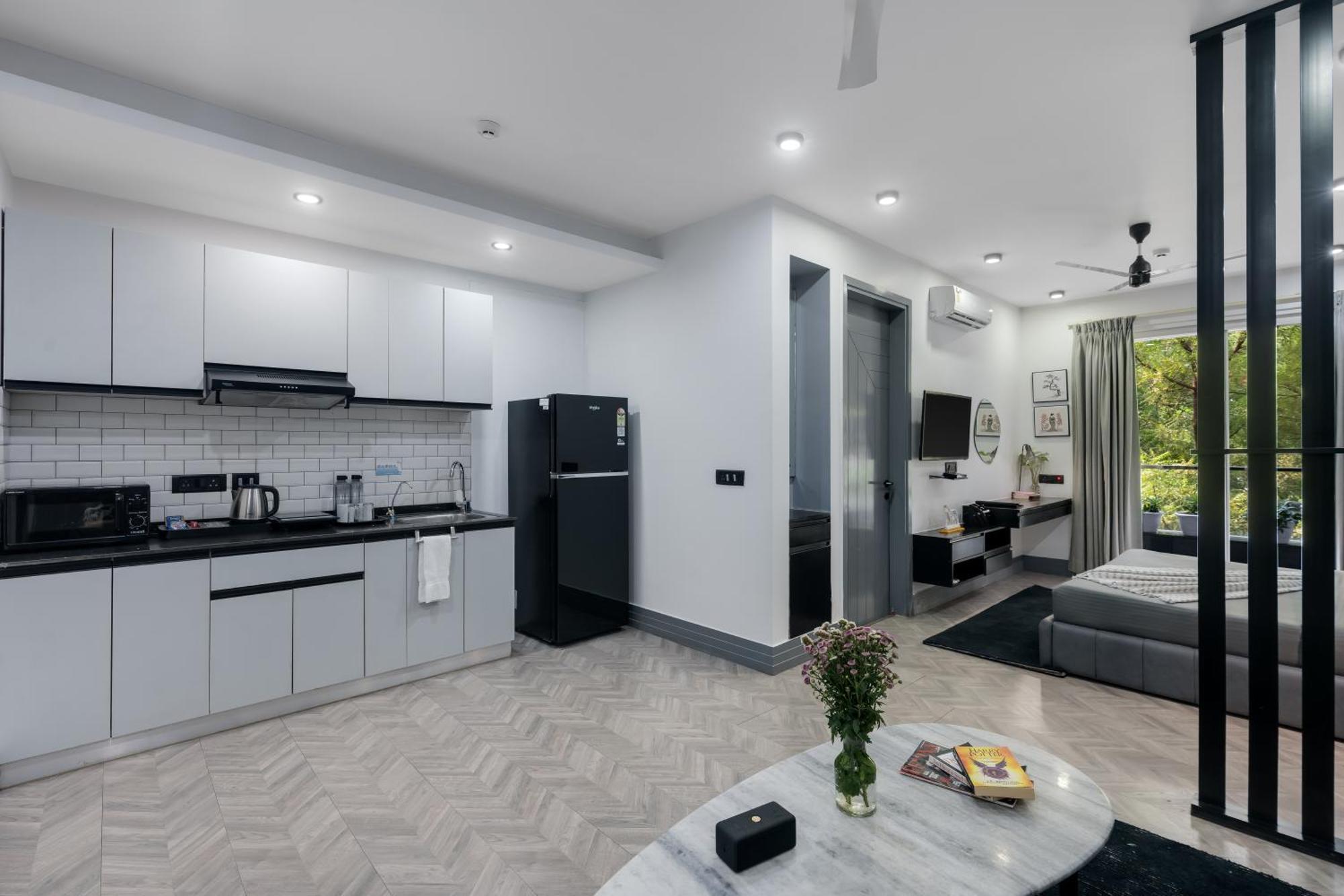 Bedchambers Serviced Apartments - Cyber City Gurgáon Kültér fotó
