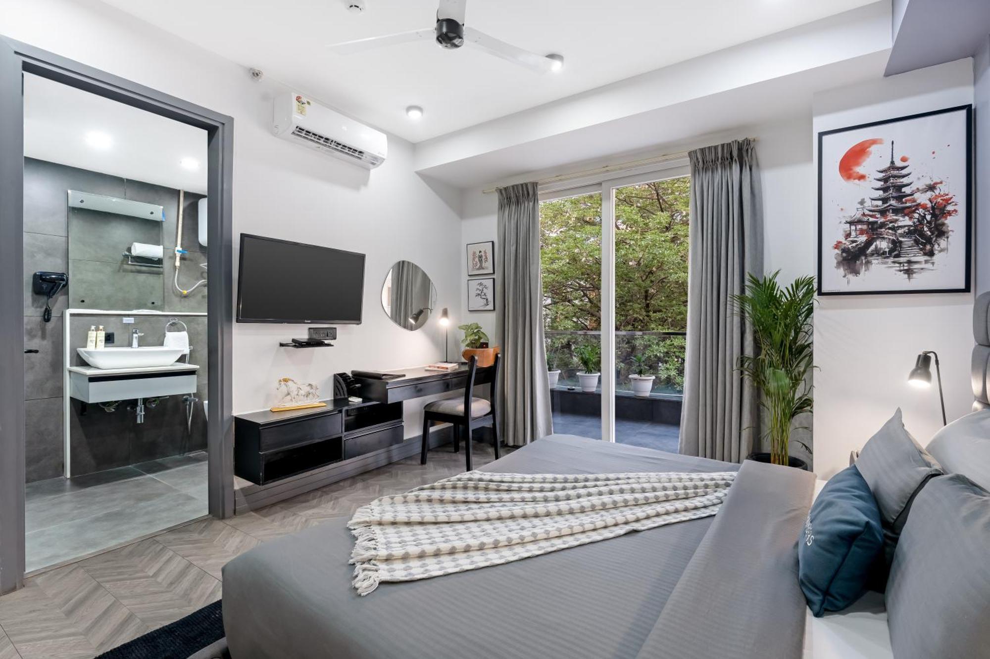 Bedchambers Serviced Apartments - Cyber City Gurgáon Kültér fotó