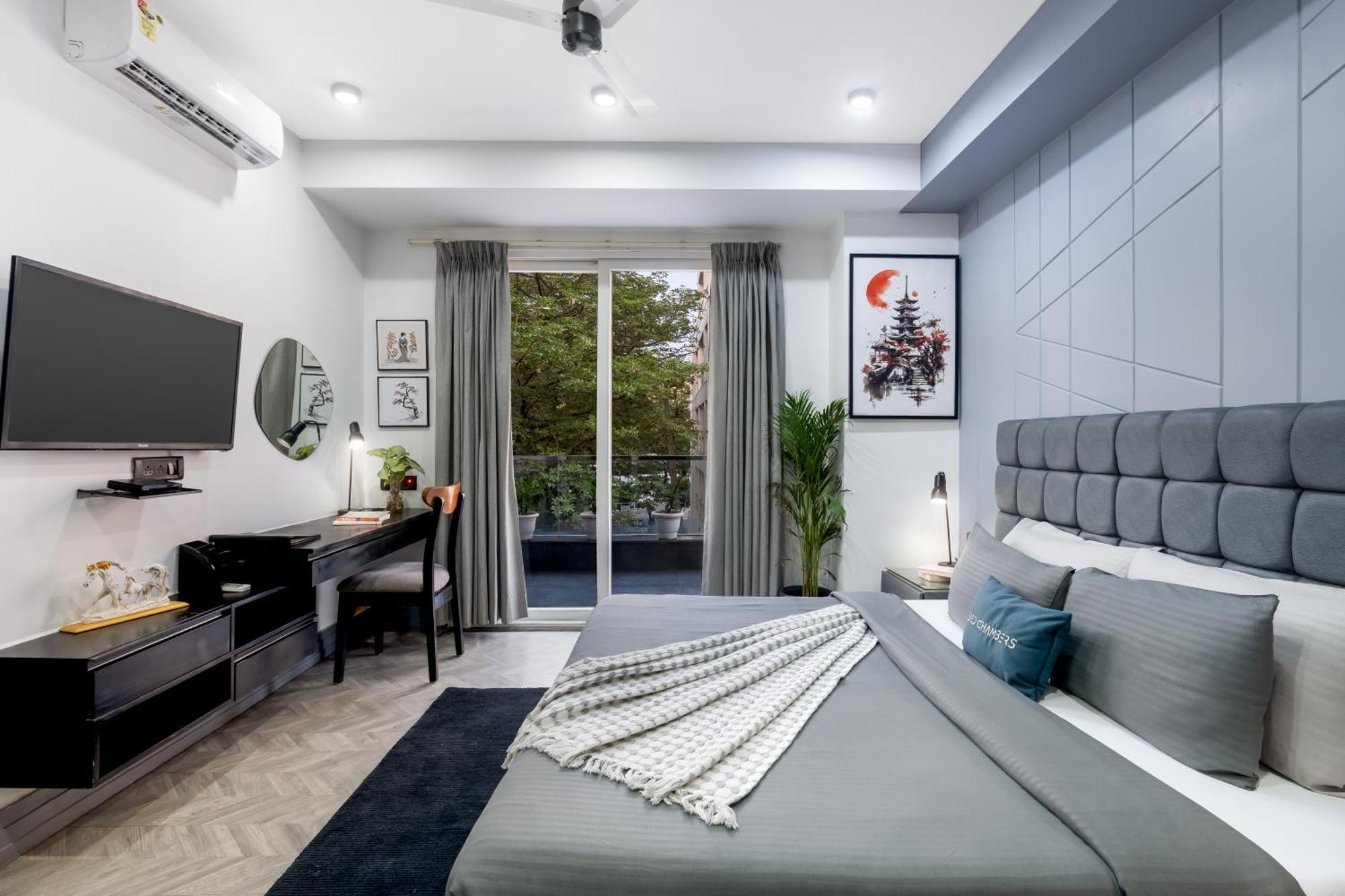 Bedchambers Serviced Apartments - Cyber City Gurgáon Kültér fotó