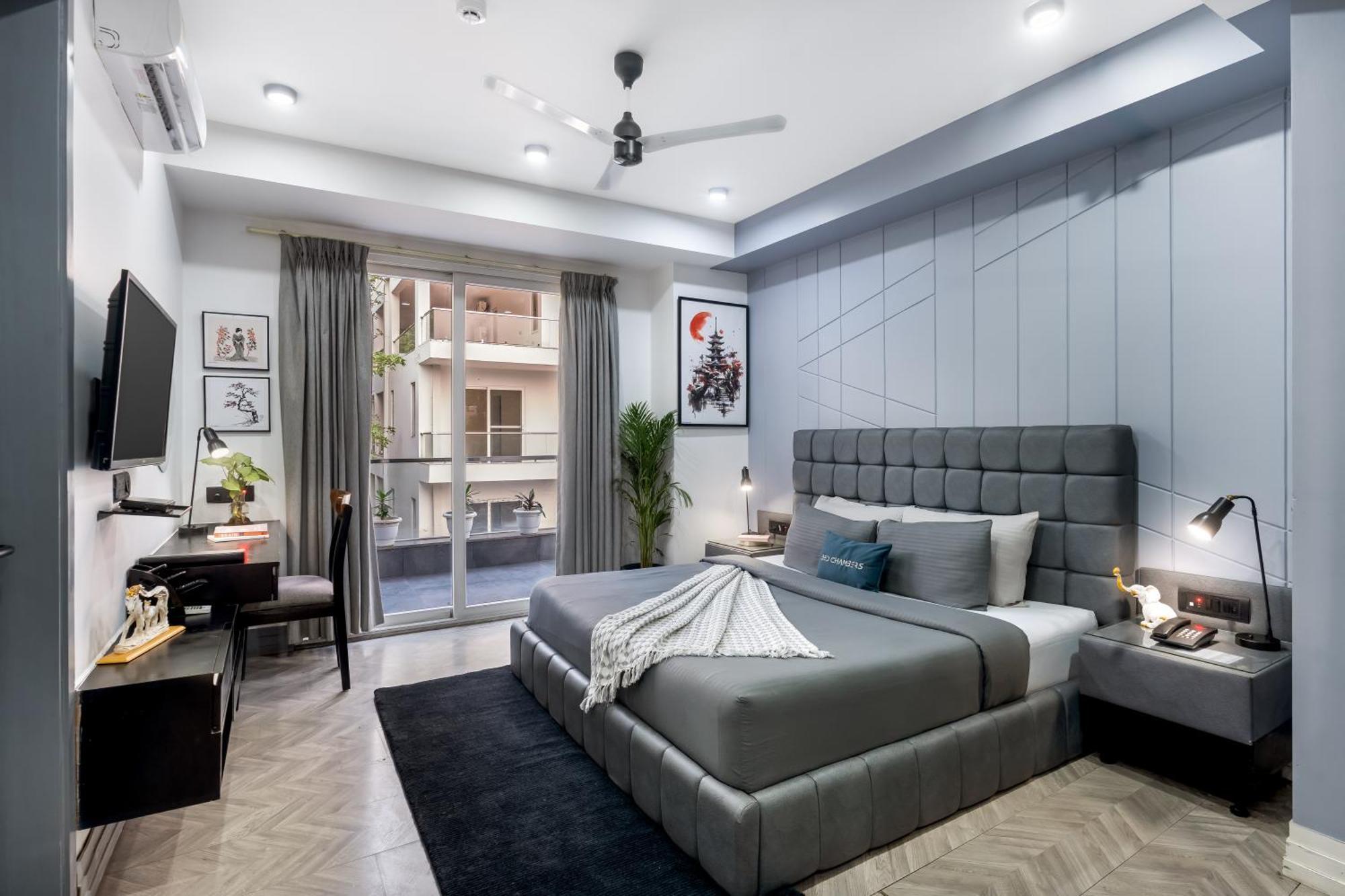 Bedchambers Serviced Apartments - Cyber City Gurgáon Kültér fotó