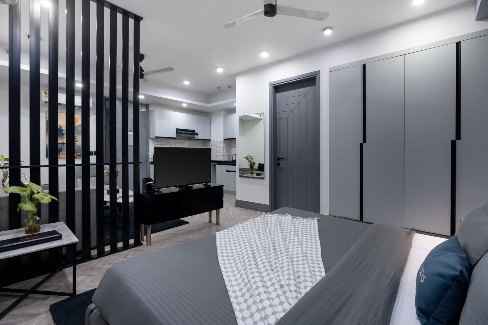 Bedchambers Serviced Apartments - Cyber City Gurgáon Kültér fotó