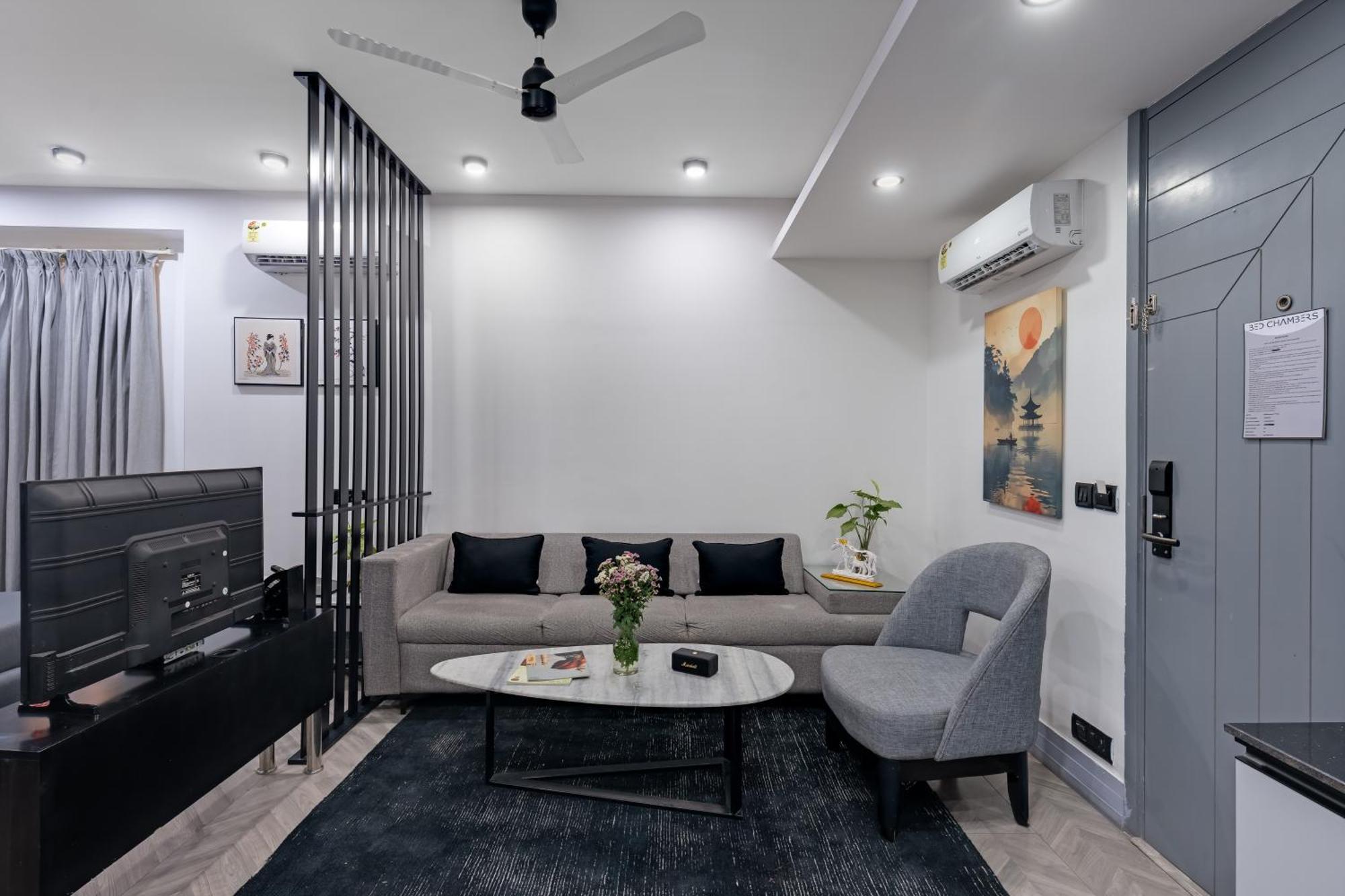 Bedchambers Serviced Apartments - Cyber City Gurgáon Kültér fotó