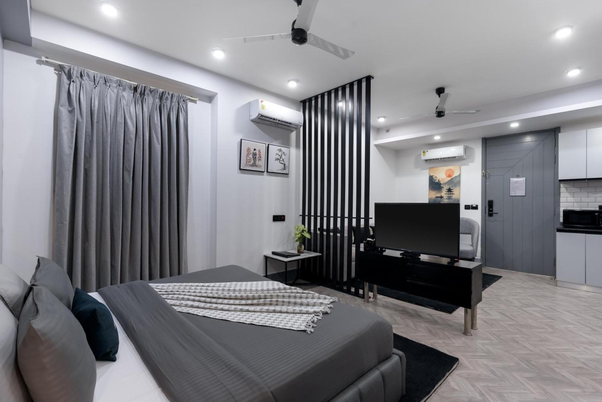 Bedchambers Serviced Apartments - Cyber City Gurgáon Kültér fotó
